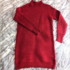 NWOT XS Jessica Simpson Red Sweater Dress